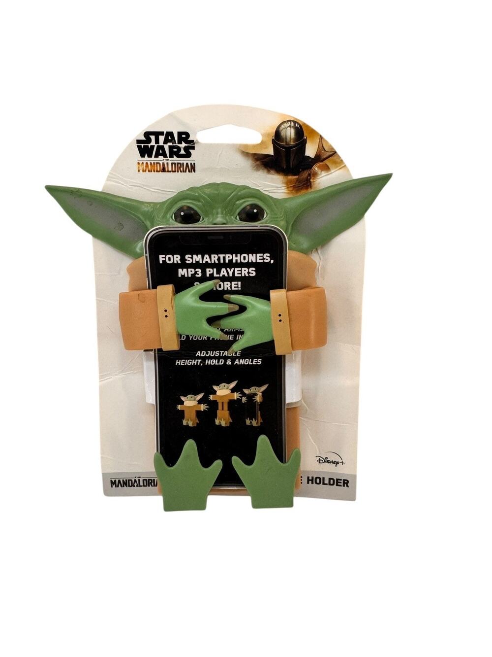 STAR WARS THE MANDALORIAN Baby Yoda Flexi Phone Holder & Stand New! Disney A26